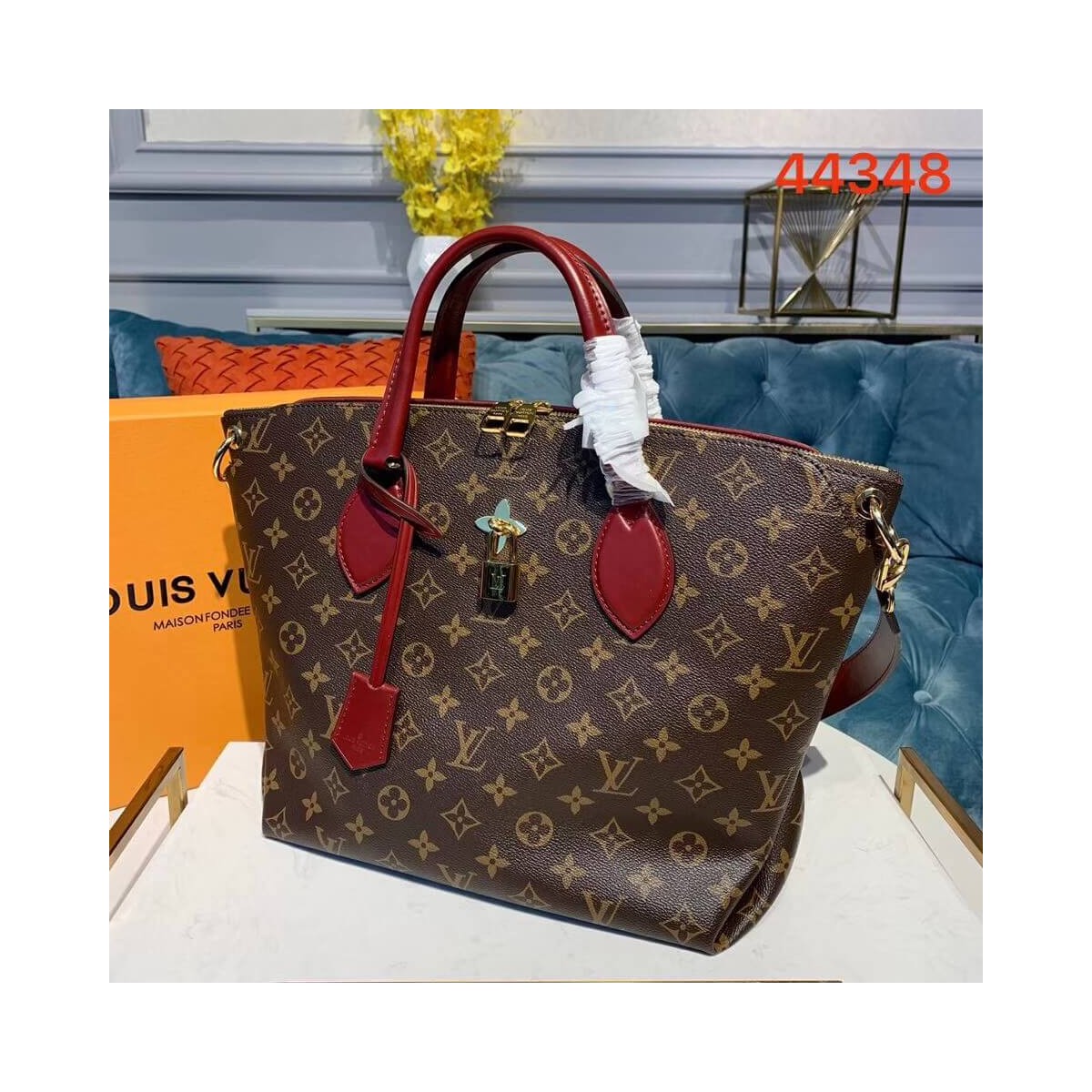 Louis Vuitton Flower Zipped Tote MM M44347 M44348 M44360