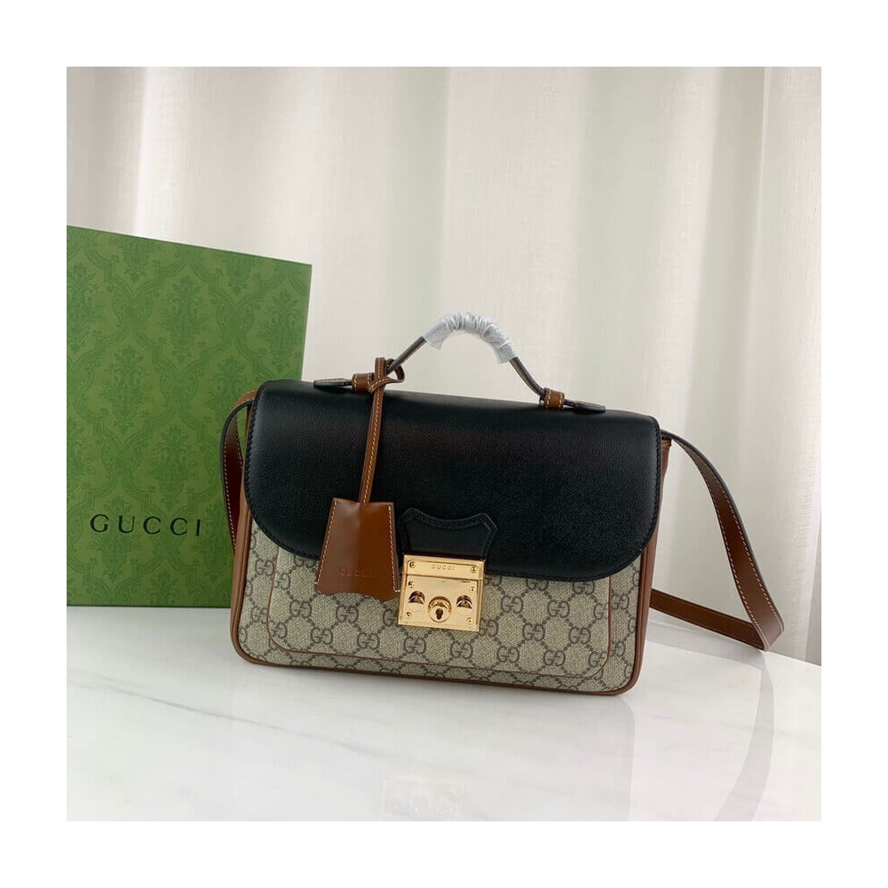 Gucci Padlock Small Shoulder Bag in GG Supreme Canvas 644527