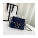 Gucci GG Marmont Mini Top Handle Bag 583571 Blue