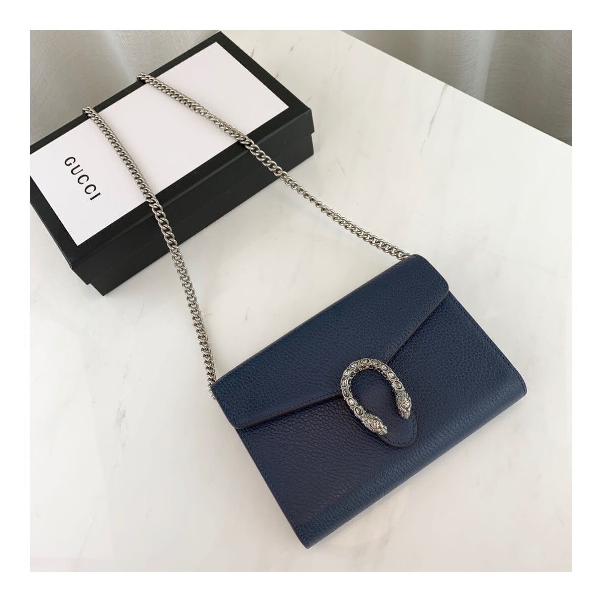 Gucci Dionysus Leather Mini Chain Bag 401231