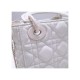 Dior Mini Lady Dior Bag in Ultramatte Cannage Calfskin M0505