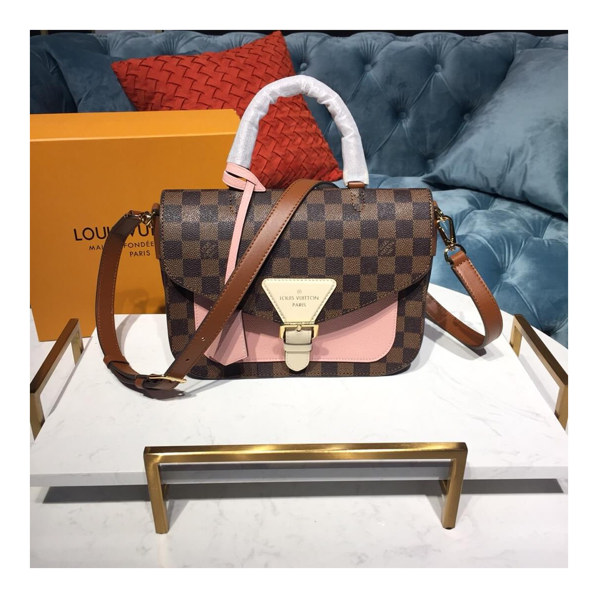 Louis Vuitton Damier Ebene Beaumarchais N40146 N40147 N40148