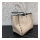 Valentino Garavani Medium Double Rockstud Reversible Tote Bag 0067Y Black/Off-white