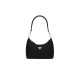 Prada Nylon And Crocodile Hobo Shoulder Bag 1BC204