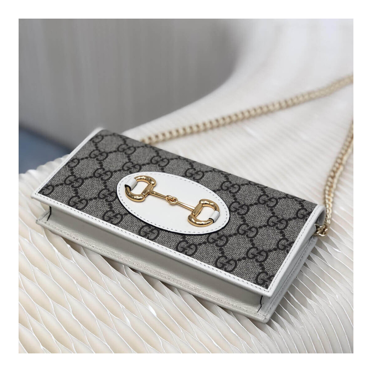 Gucci 1955 Horsebit Wallet With Chain 621892