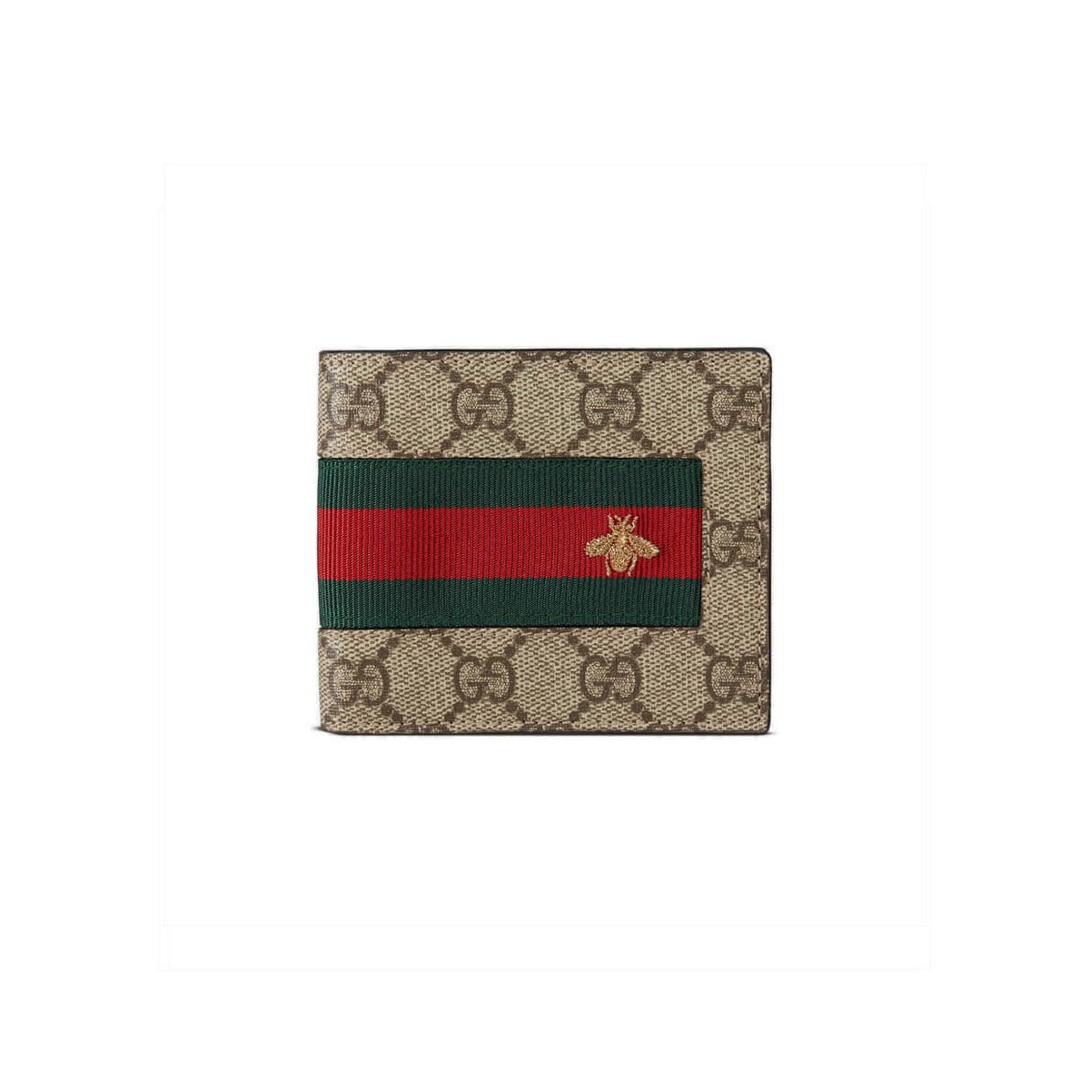 Gucci Web GG Supreme Wallet 408827