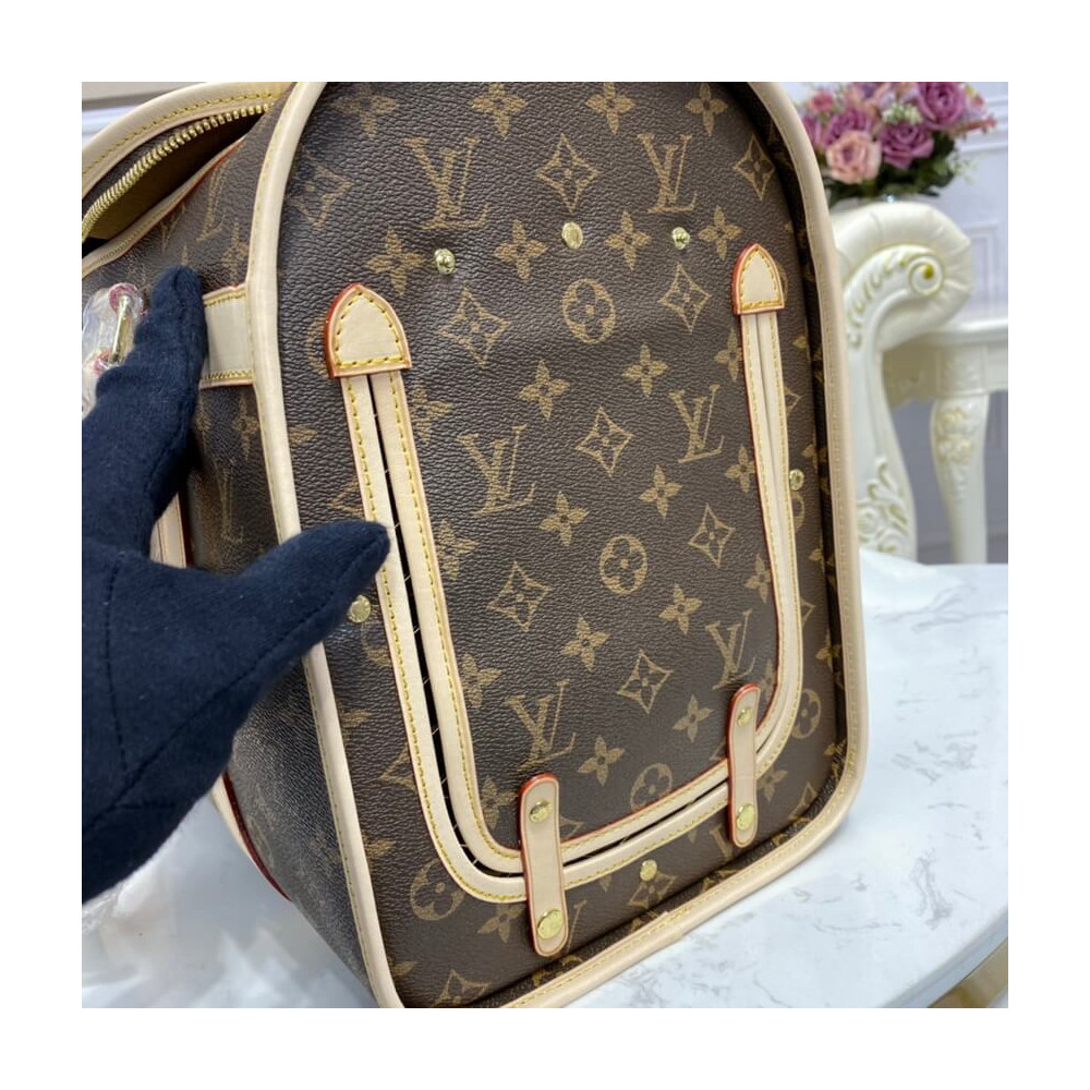 Louis Vuitton Monogram Canvas Dog Carrier 40 M42024