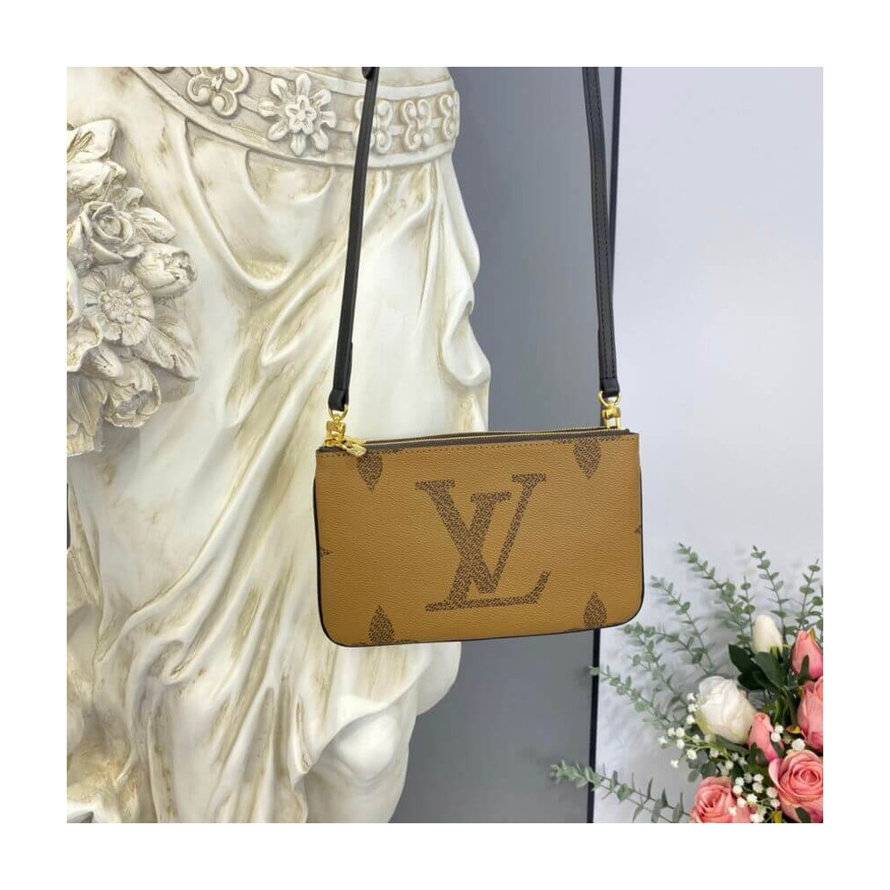 Louis Vuitton Monogram Double Zip Pochette M69203