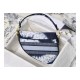 Dior Saddle Bag Blue Multicolor Tie &amp; Dior Embroidery M0446