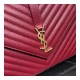 Saint Laurent Grain Leather Large Envelope Chain Bag 396910