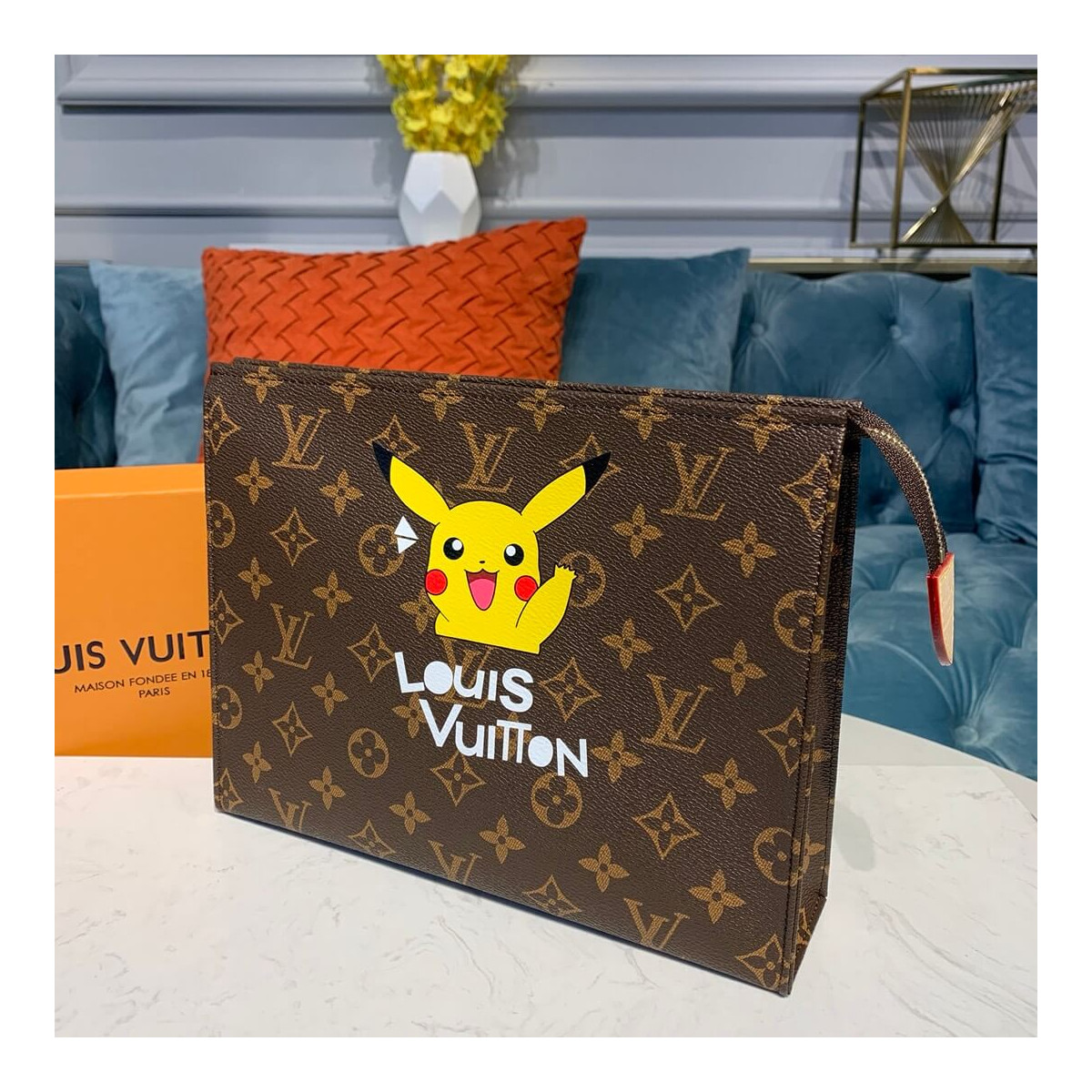 Louis Vuitton Pikachu Pochette Voyage M47542