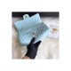 Chanel 1112 Tiffany Blue Medium Size 2.55 Lambskin Leather Flap Bag