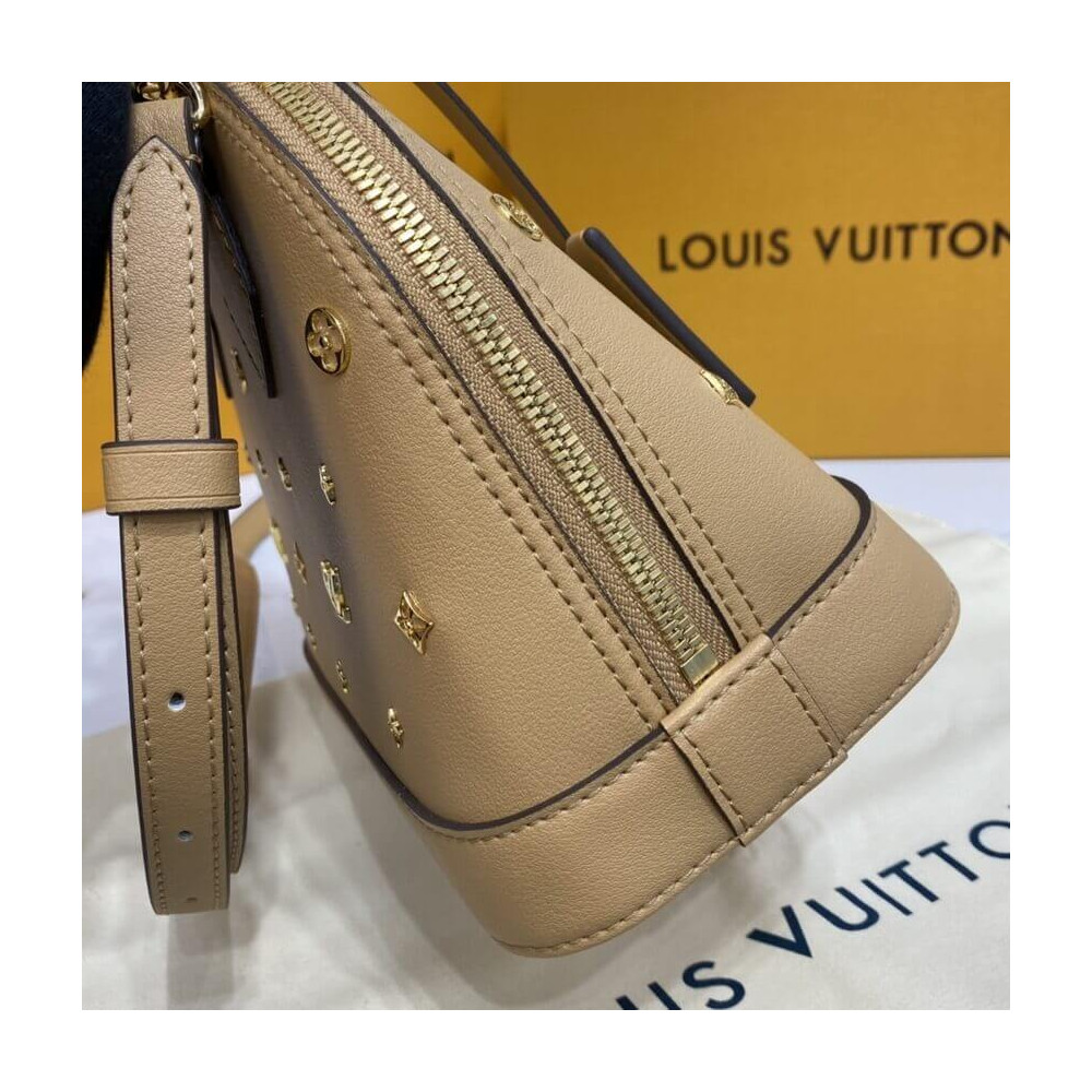 Louis Vuitton Alma BB Monogram Metal in Beige M58638