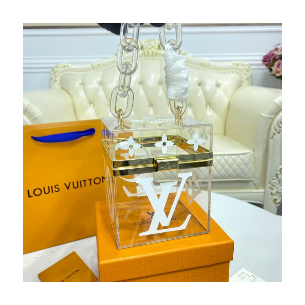 Louis Vuitton Cube Scott Box in Transparent GI0488