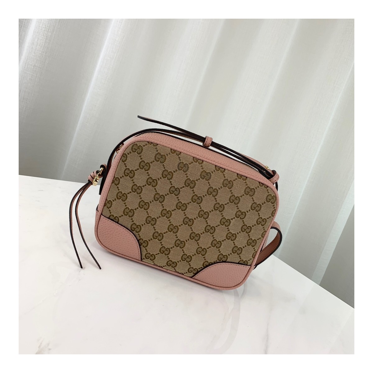 Gucci Bree Original GG Canvas Mini Messenger Bag 387360