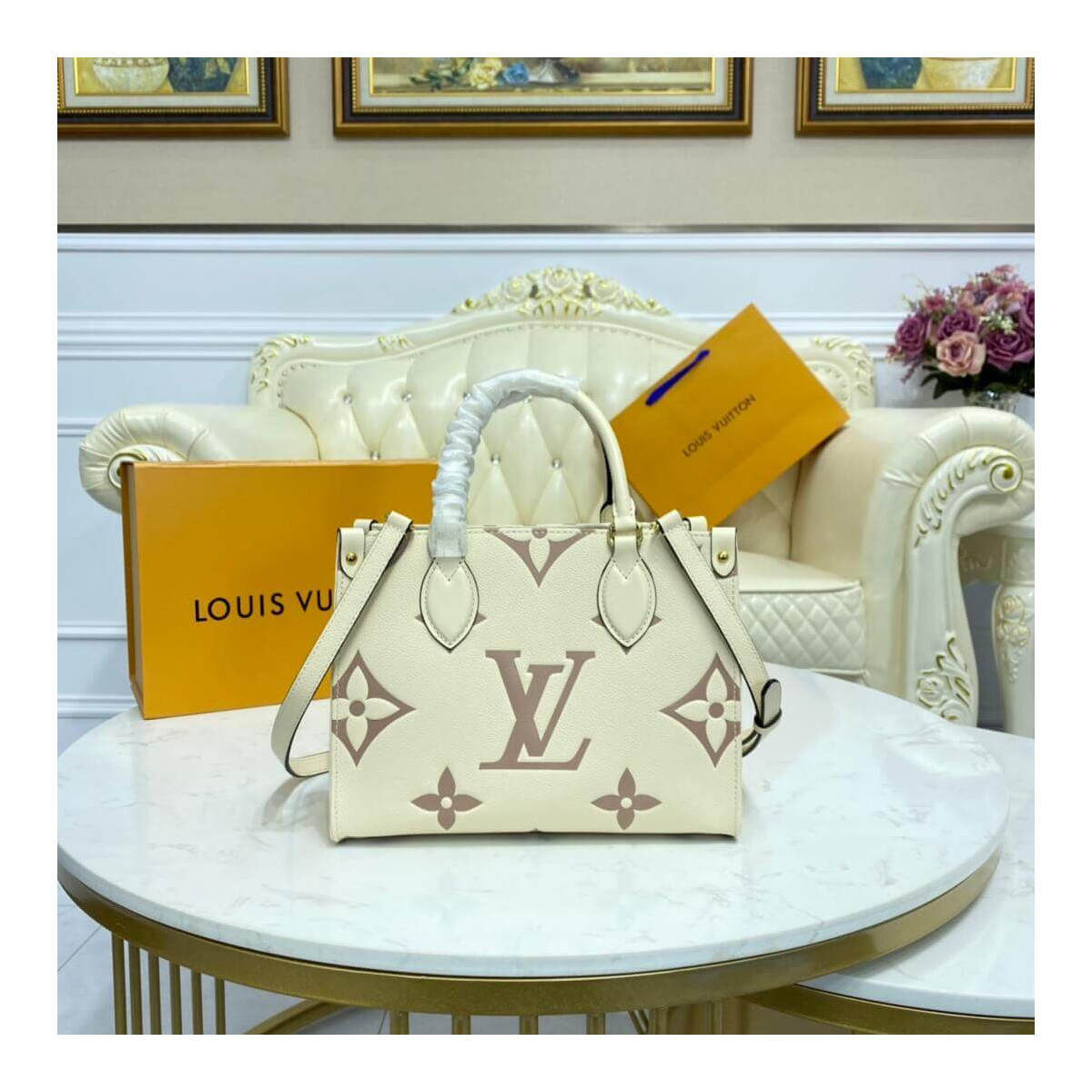 Louis Vuitton Monogram Empreinte Leather Onthego PM M45660