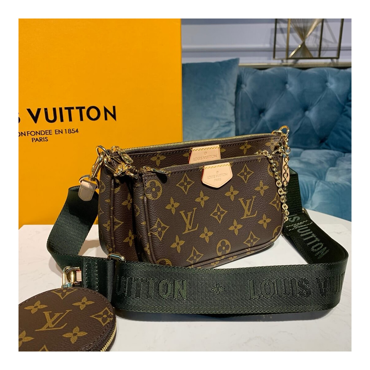 Louis Vuitton Monogram Canvas Multi Pochette Accessoires M44813 M44840