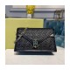 Burberry Small Quilted Monogram TB Envelope Clutch 80148361