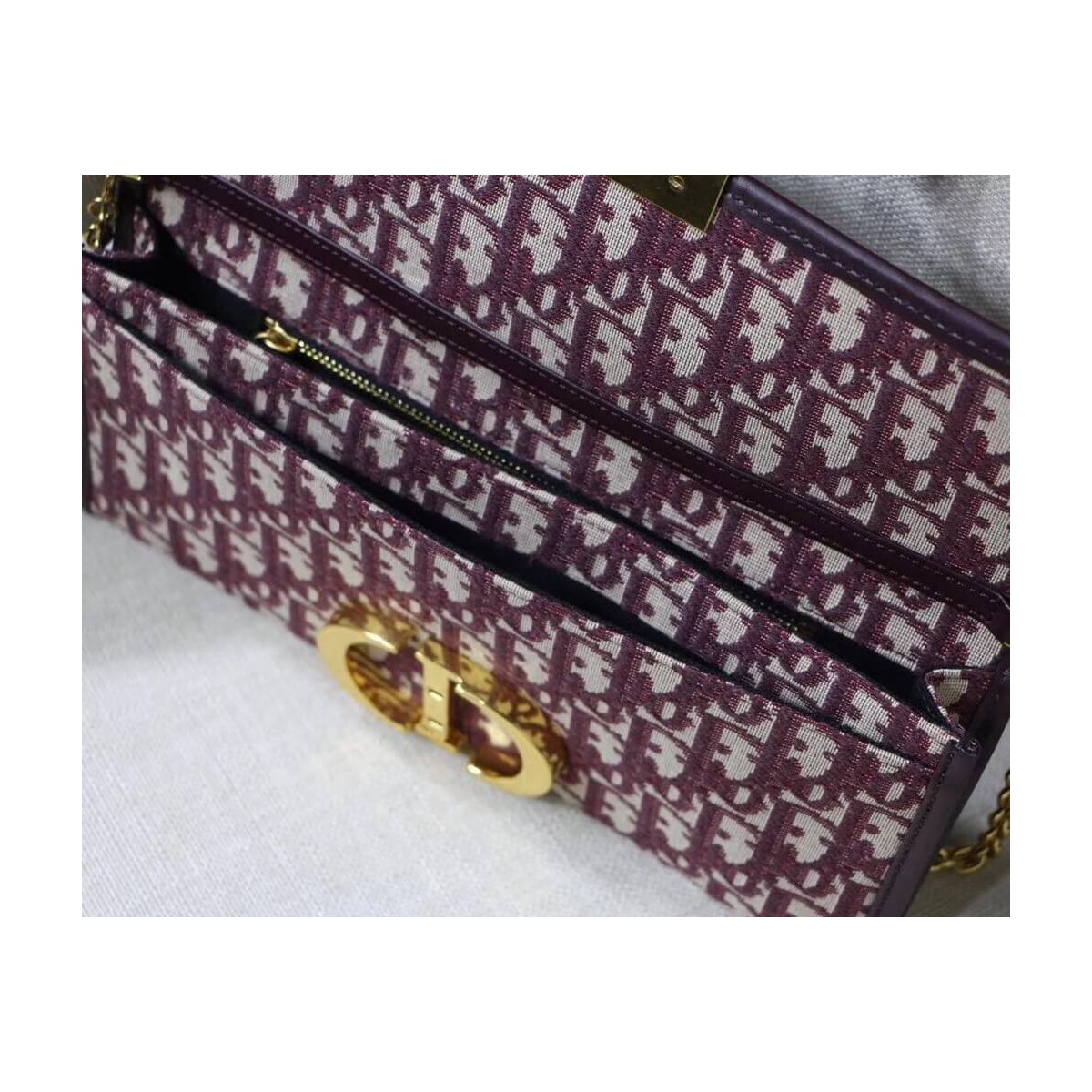 Christian Dior 30 Montaigne Jacquard Canvas Clutch Bag M9206