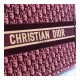 Christian Dior Small Book Tote Embossed Velvet M1296