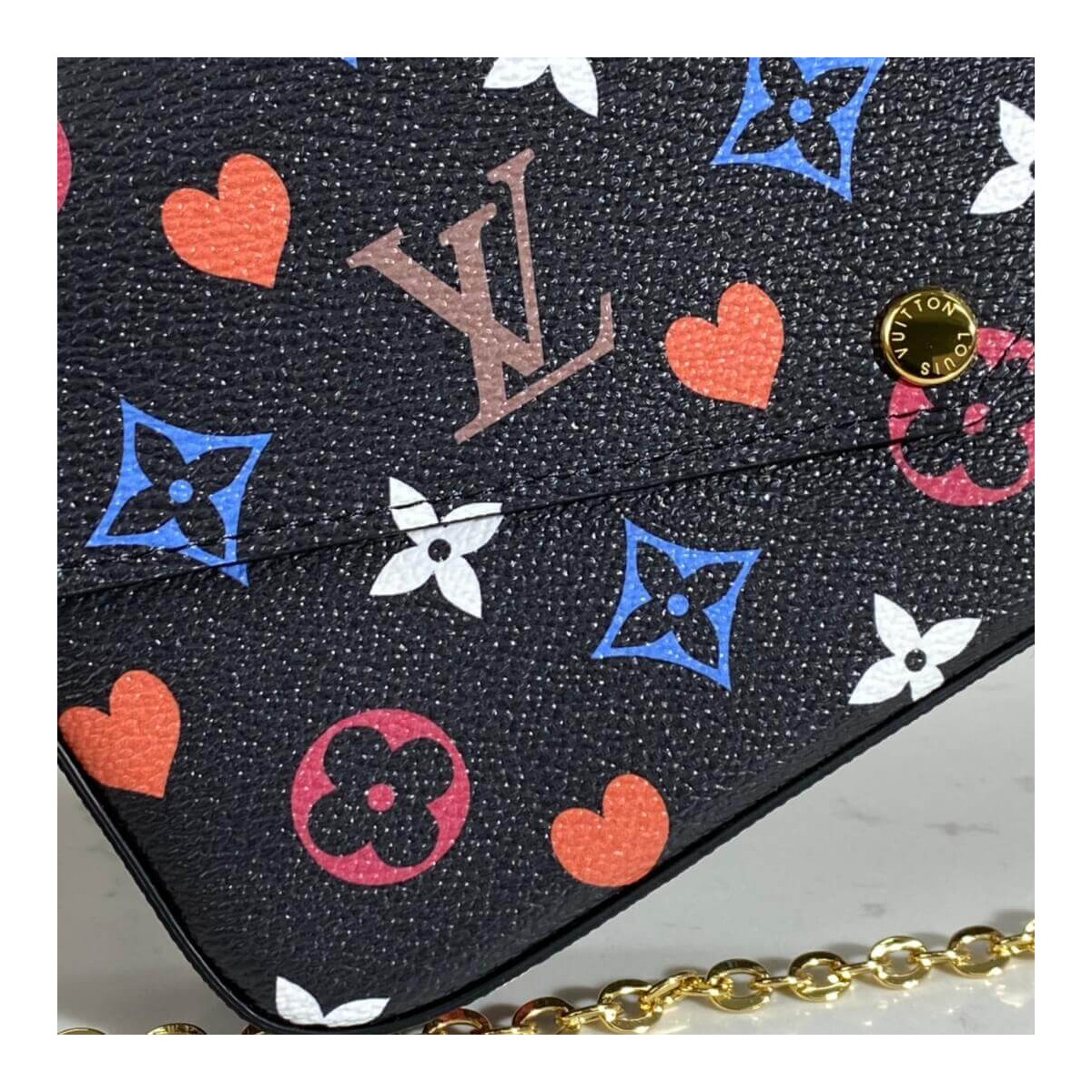 Louis Vuitton Monogram Multicolor Felicie Pochette M61276