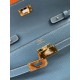 Hermes Kelly Wallet to Go Woc 499041 Blue