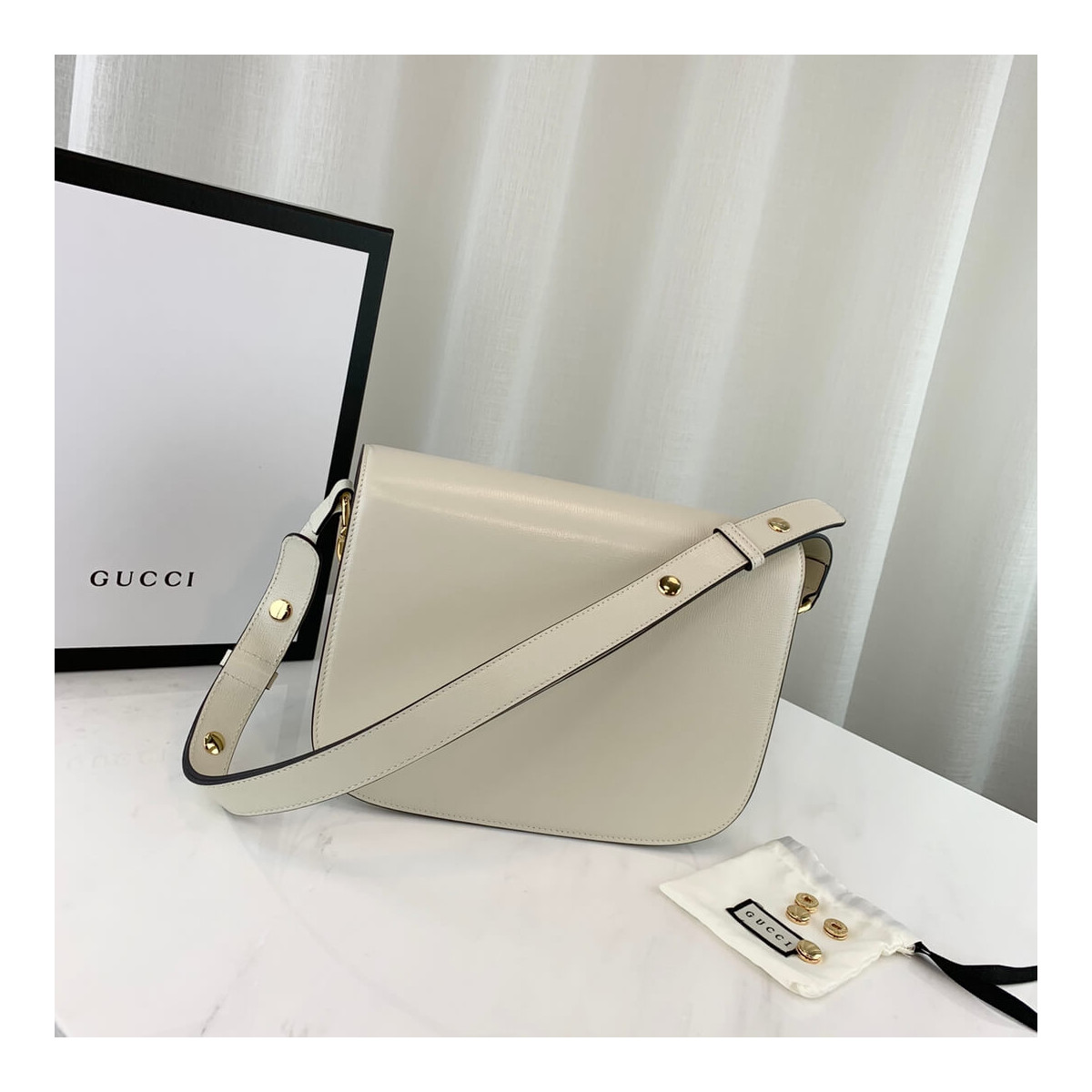 Gucci 1955 Horsebit Leather Shoulder Bag 602204