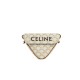 Celine Triangle Bag In Triomphe Canvas With Celine Print 195902