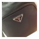 Prada Nylon Shoulder Bag With Leather And Studs 1BH038