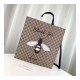 Gucci Bee Print GG Supreme Tote 450850