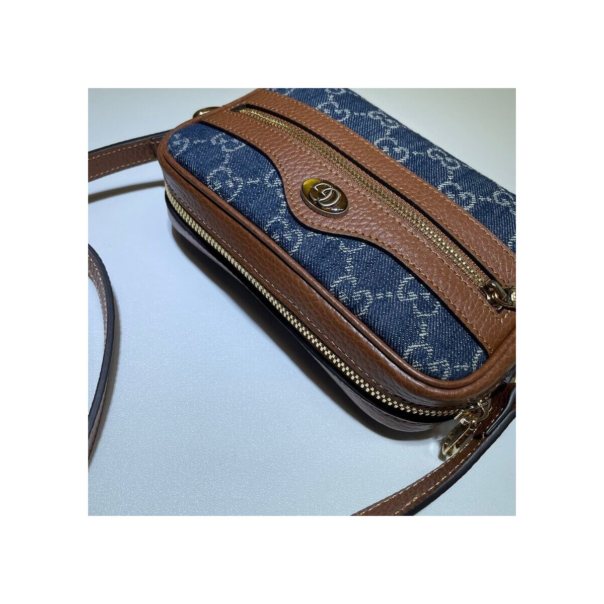 Gucci Denim Ophidia GG Mini Bag 517350