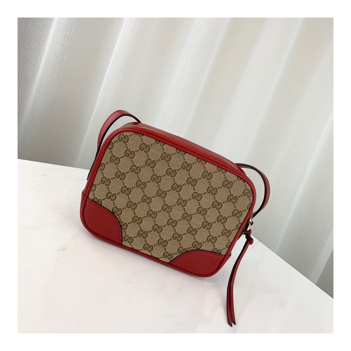 Gucci Bree Original GG Canvas Mini Messenger Bag 387360