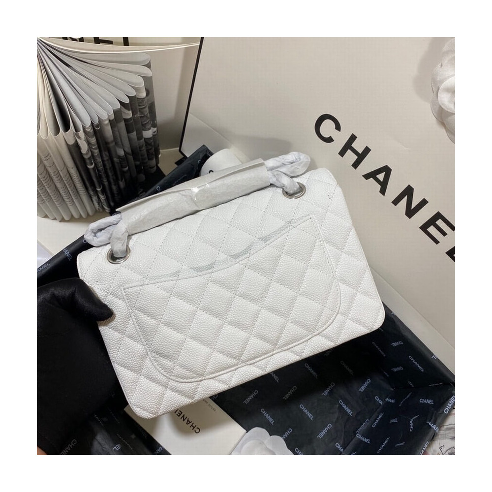 Chanel Small Classic Double Flap Bag A01113 Caviar Calfskin