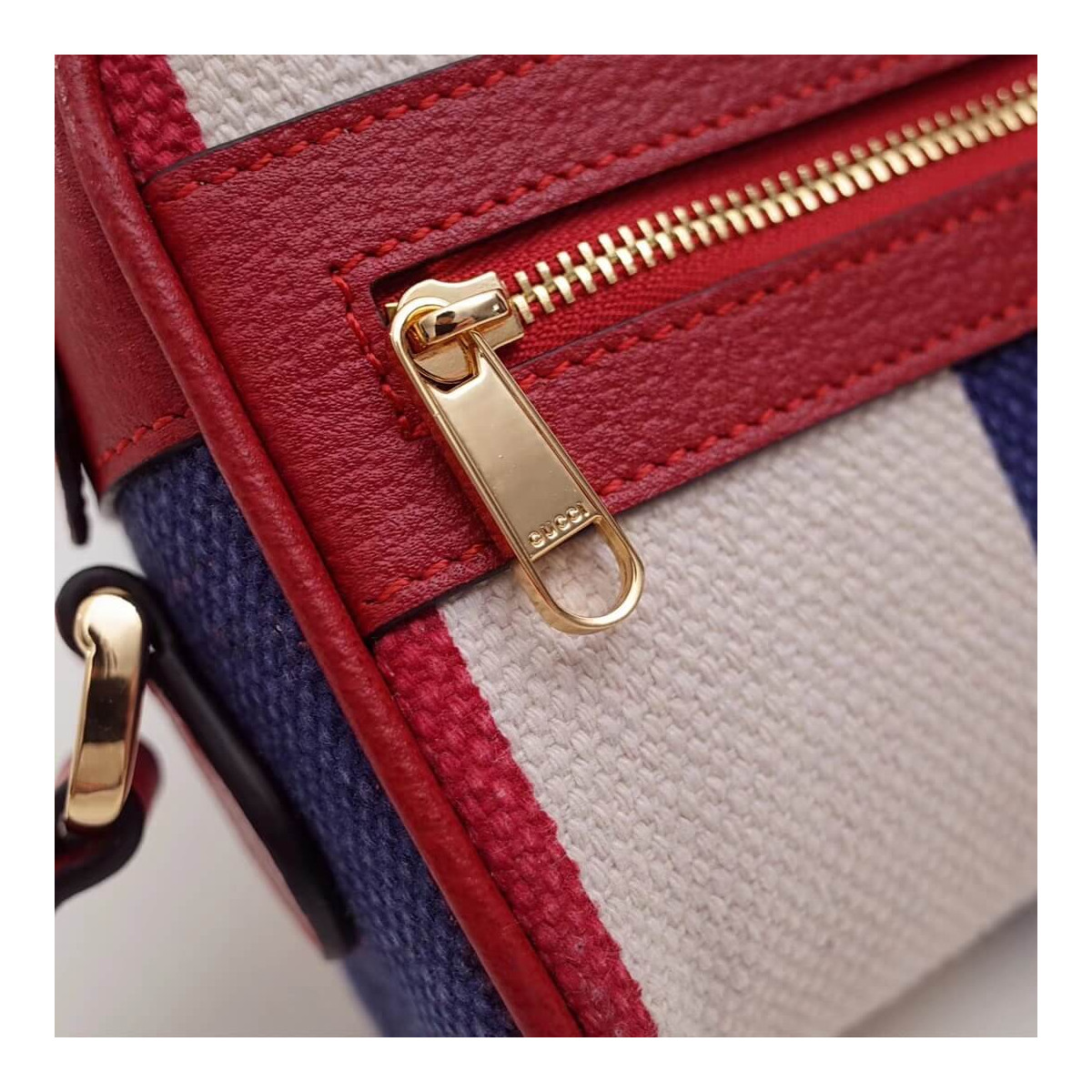 Gucci Ophidia Sylvie Stripe Canvas Mini Bag 517350