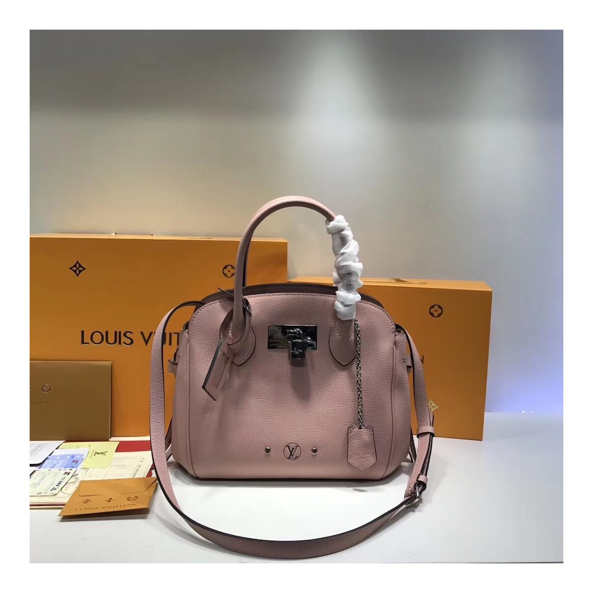 Louis Vuitton Calf Leather Milla PM M51684