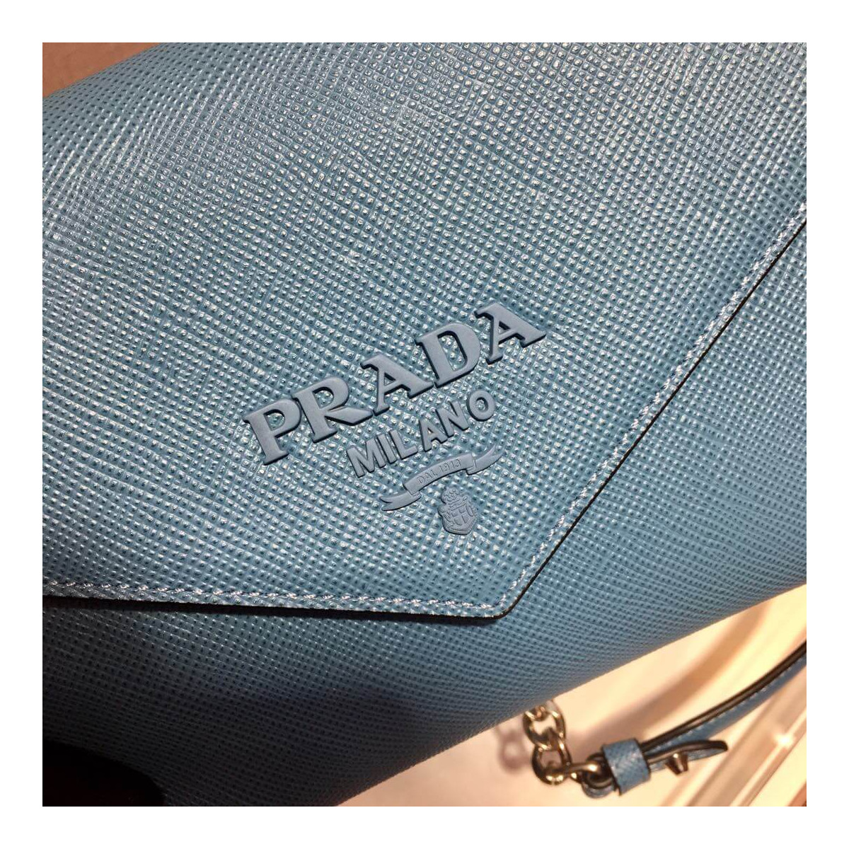 Prada Saffiano Leather Monochrome Bag 1BD127