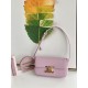 Celine Triomphe Shoulder Bag In Shiny Calfskin 194143 Lavender Grey