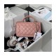 Chanel Mini Flap Bag With Top Handle AS2431 in Iridescent Lambskin