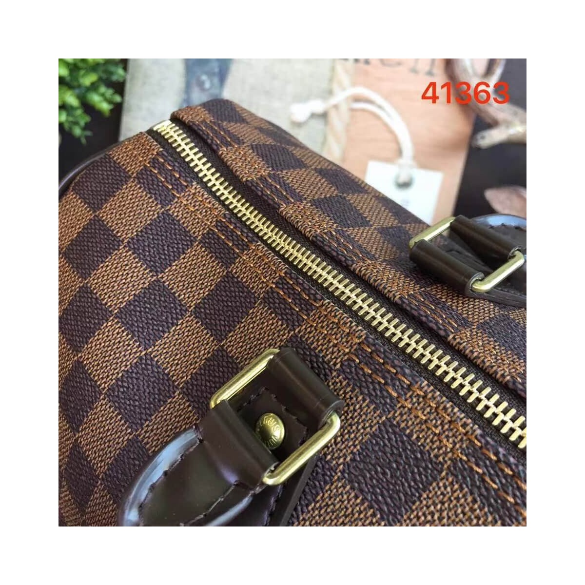 Louis Vuitton Damier Ebene Canvas Speedy 35 N41363