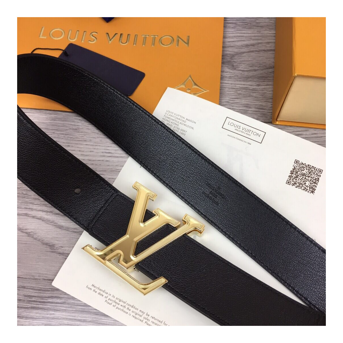 Louis Vuitton Prism 40mm Belt M0165