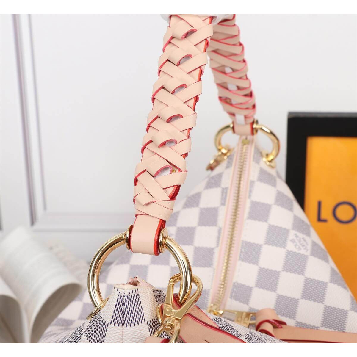 Louis Vuitton Damier Azur Beaubourg Hobo MM N40343