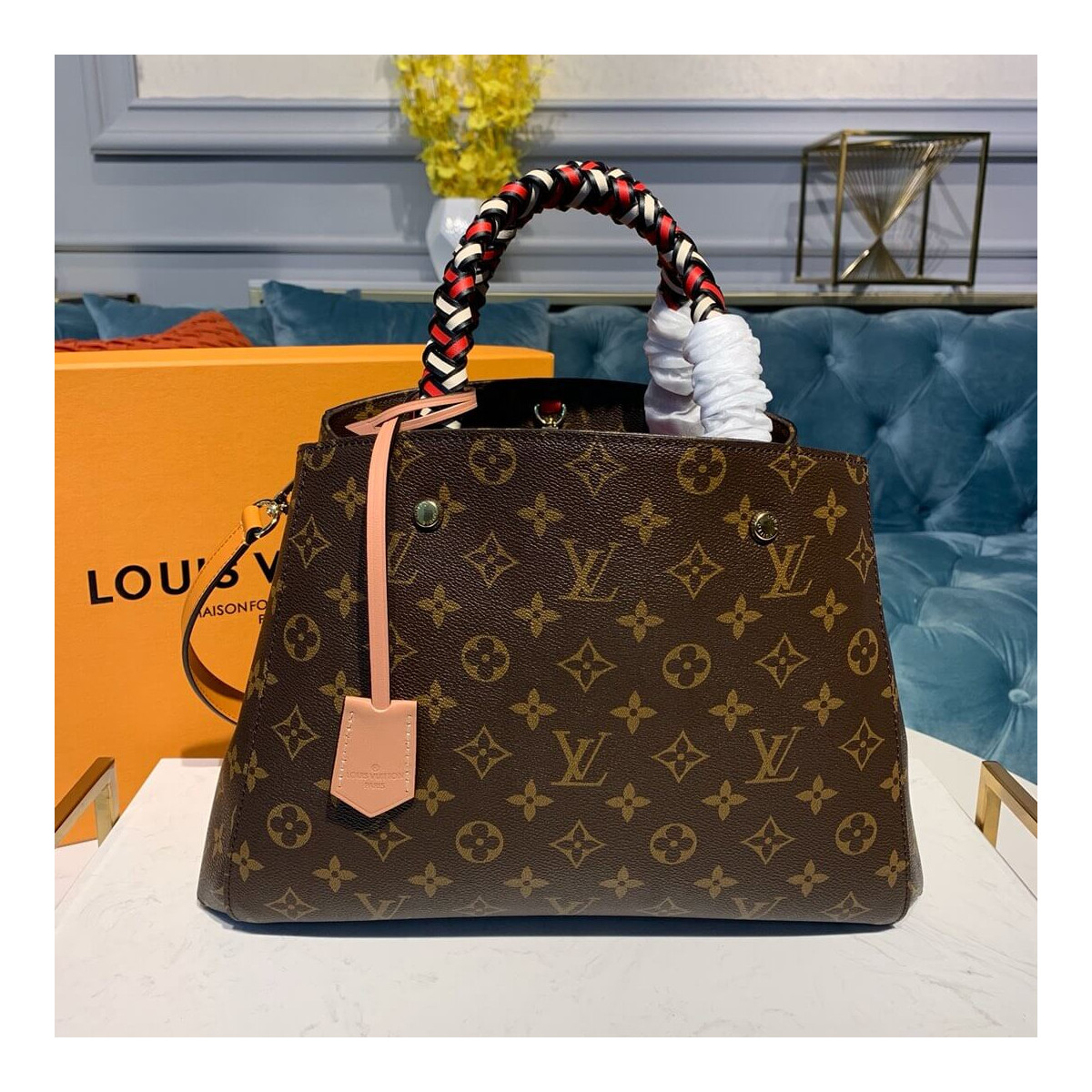 Louis Vuitton Monogram Canvas Montaigne MM M44672