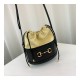 Gucci 1955 Horsebit Bucket Bag 602118 Black/Butter