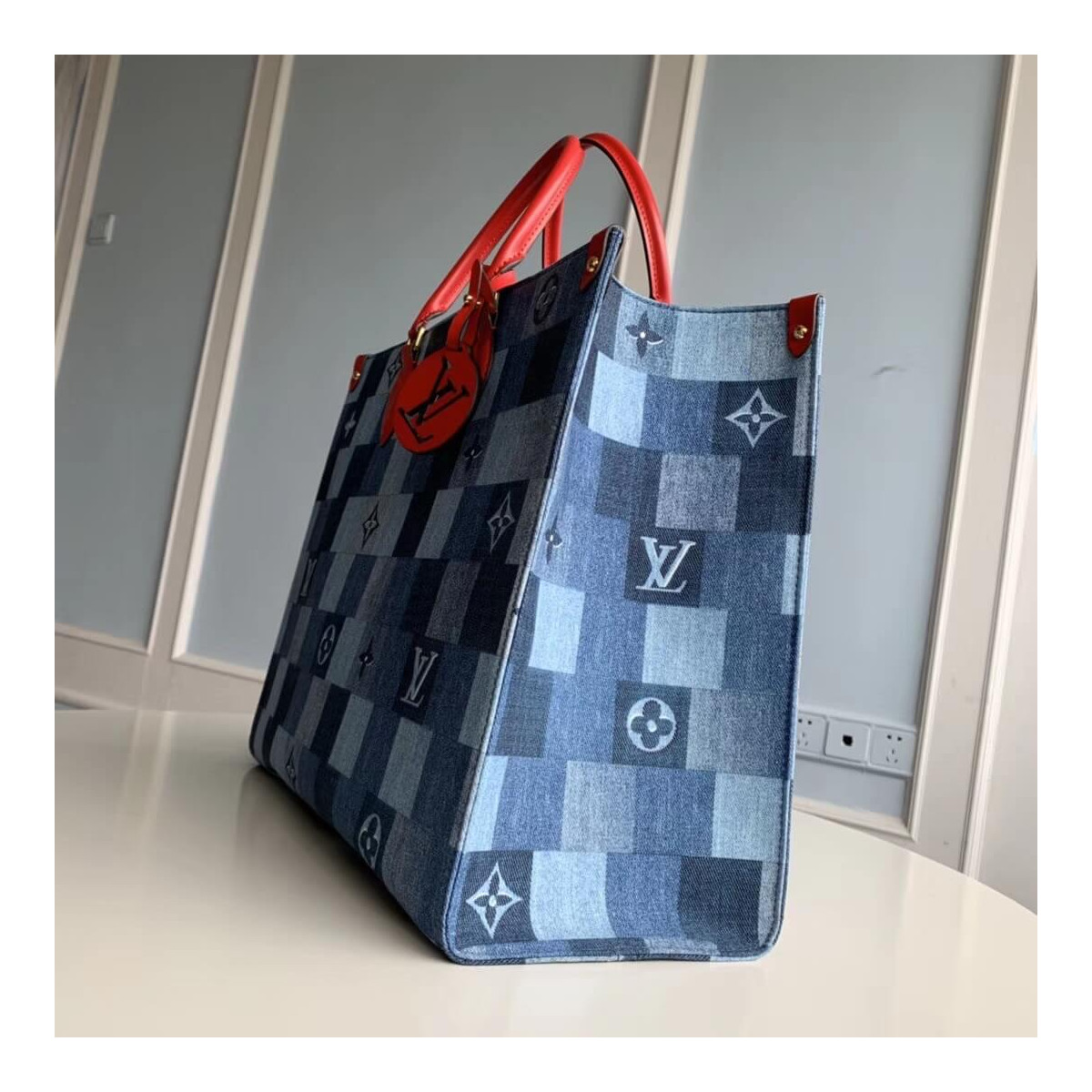 Louis Vuitton Monogram Denim Canvas Onthego GM M44992