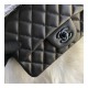 Chanel Lambskin 20cm Classic Flap Bag 1116 Black