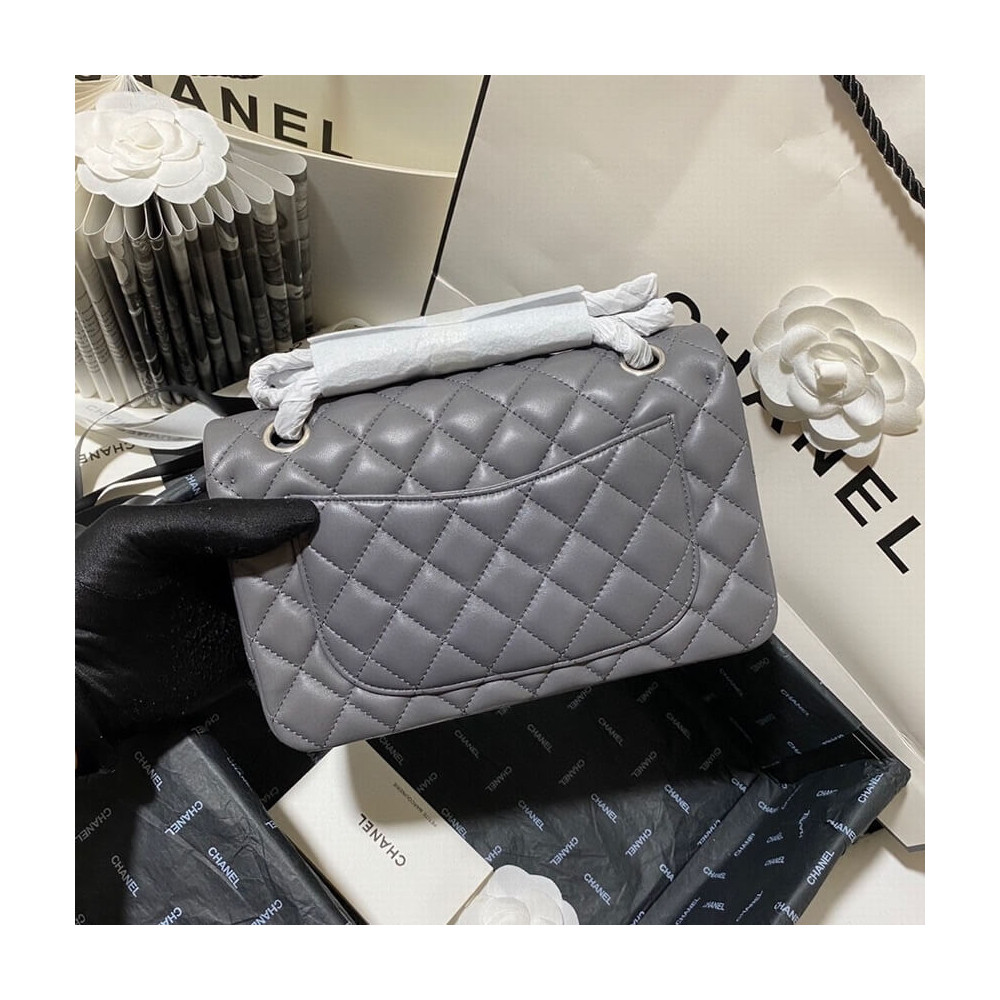 Chanel Small Classic Double Flap Bag A01113 in Lambskin