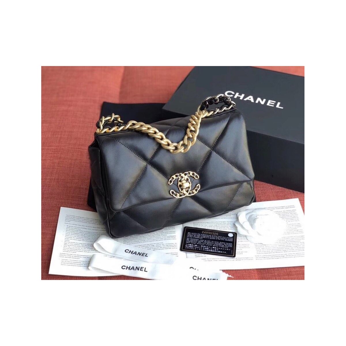 Chanel 19 Lambskin Flap Bag AS1160