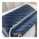 Gucci GG Marmont Small Shoulder Bag 443497 Blue