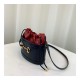 Gucci 1955 Horsebit Bucket Bag 602118 Blue/Red