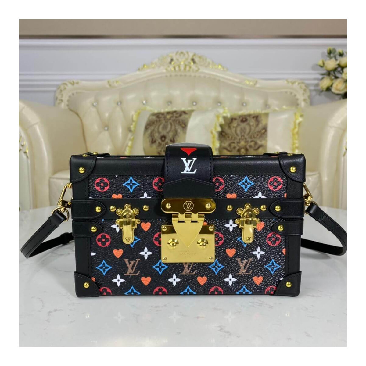 Louis Vuitton Monogram Multicolor Petite Malle M44199